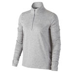Nike Bekleidung Nike Element Half-Zip Longsleeve Damen-Hellgrau,Silber