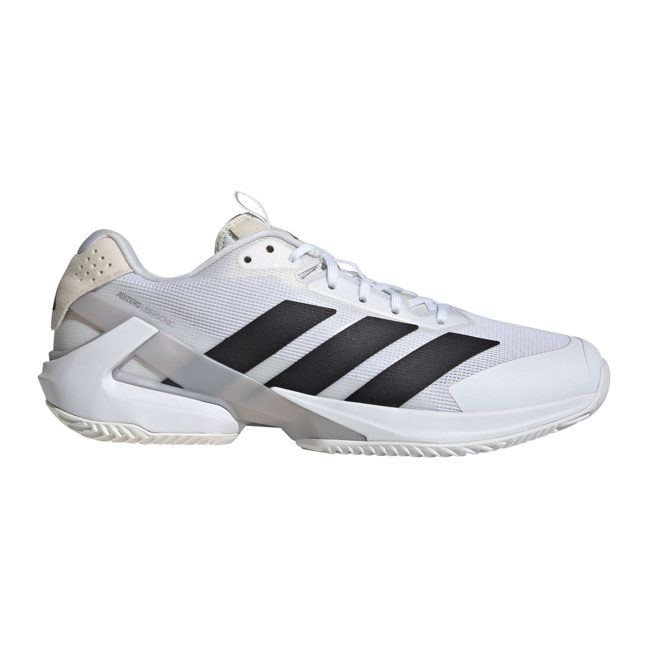 Adidas men's adizero ubersonic 3.0 tennis shoes black and white sales