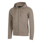 Quiet Please Bekleidung Quiet Please Tonal Core Zip Sweatjacke Herren - grau, braun
