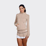 BB by Belen Berbel Bekleidung BB by Belen Berbel Hina Trainingsjacke Damen - beige, 