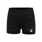 Quiet Please Bekleidung Quiet Please Break Ballshorts Damen-Schwarz,Wei&szlig;