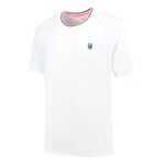 K-Swiss Bekleidung K-Swiss Hypercourt Mesh Crew T-Shirt Herren-Weiß