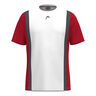 Club 25 Tech T-Shirt Herren-Rot,Wei&szlig;