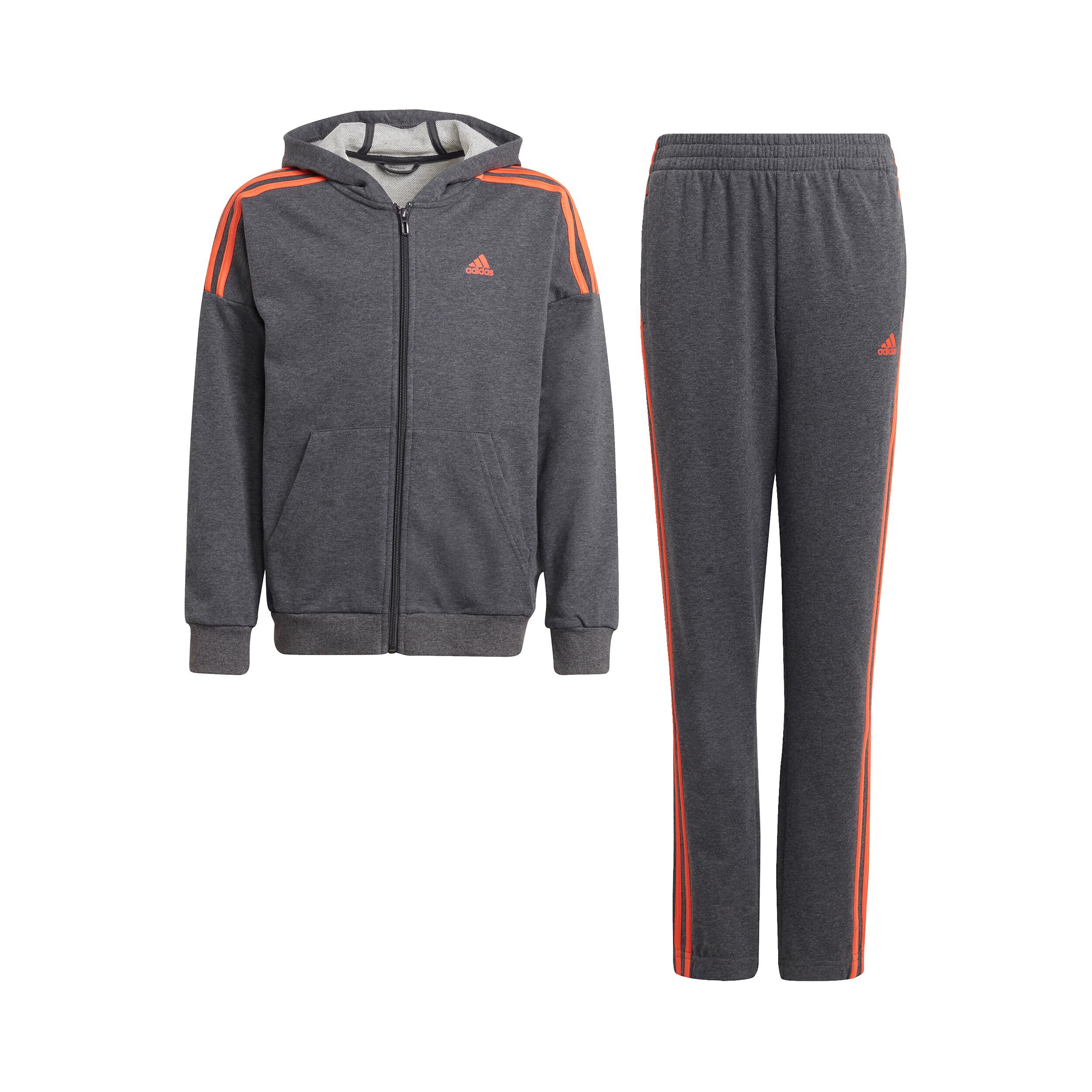 Adidas trainingsanzug grau clearance orange