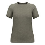 Odlo Bekleidung Odlo Essential Seamless Laufshirt Damen-Khaki
