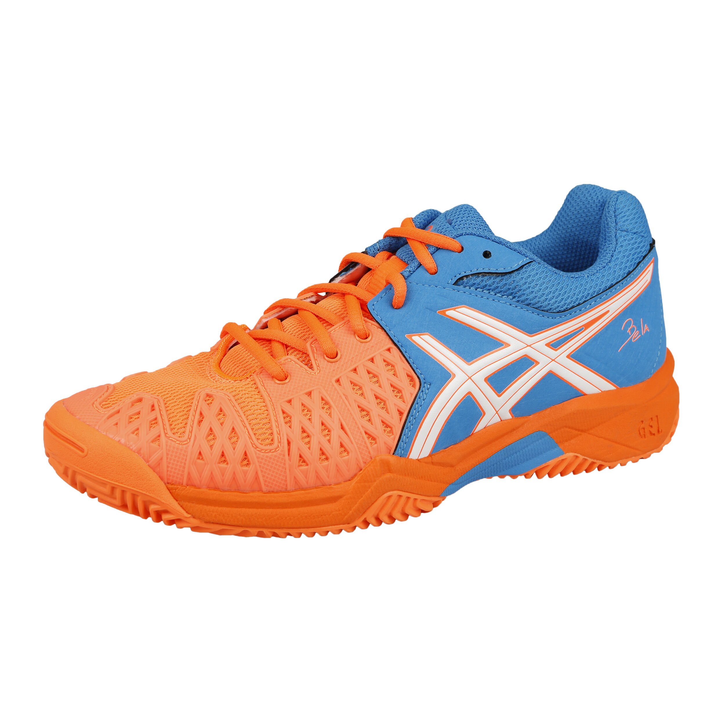 Gel Bela 5 SG GS Allcourtschuh Kinder Blau WeiB
