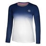 Crew Gradiant Longsleeve Damen-Dunkelblau,Weiß