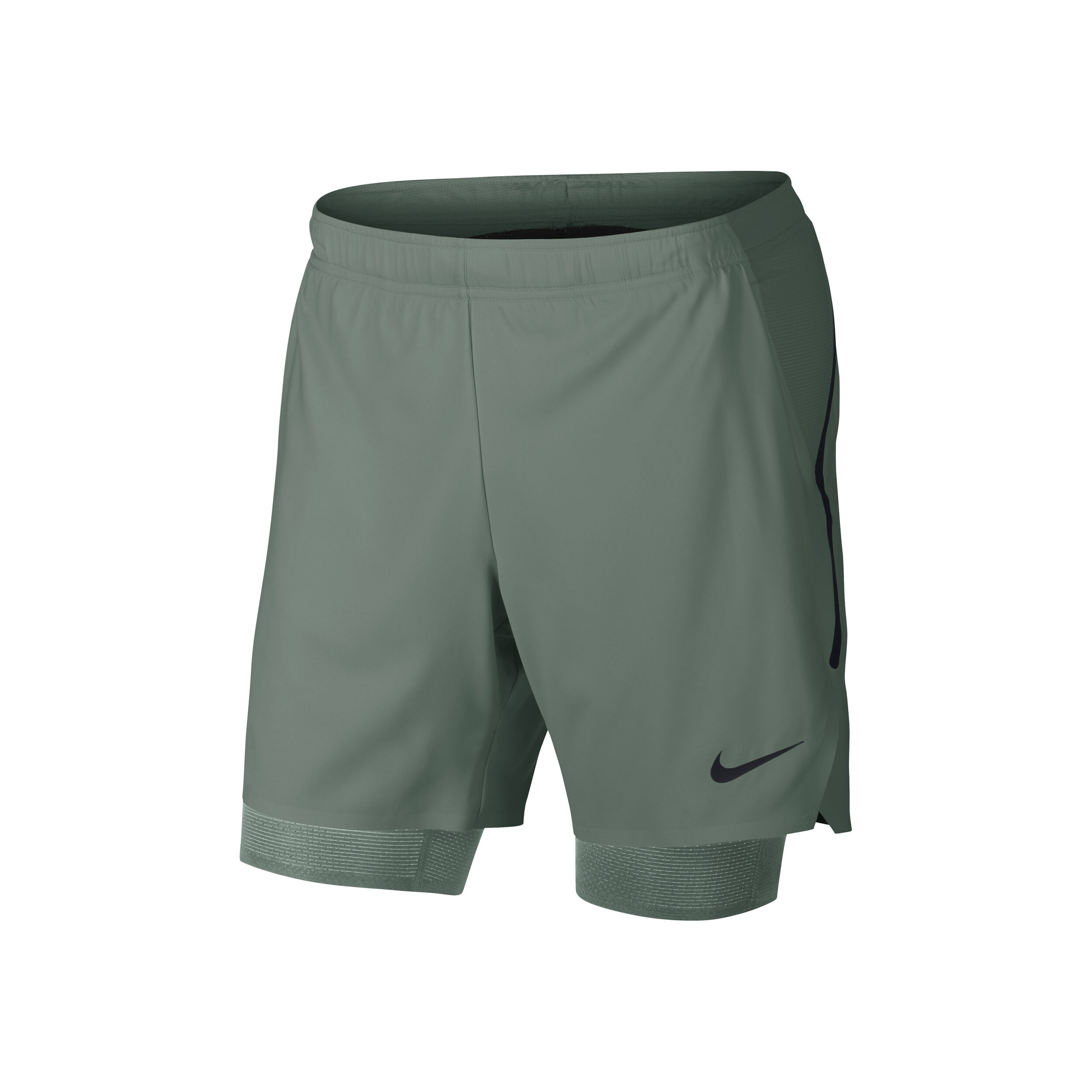 Nike Court Flex Ace Pro 7IN Shorts Herren Khaki Schwarz online kaufen Tennis Point DE