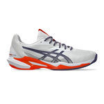 ASICS Tennisschuhe ASICS Solution Speed FF 3 Sandplatzschuh Herren-Wei&szlig;,Flieder