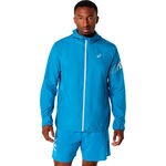 ASICS Laufjacke ASICS Icon Laufjacke Herren-blau, beige
