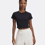 Under Armour Bekleidung Under Armour Rival Rib T-Shirt Damen-Schwarz
