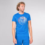 BIDI BADU Bekleidung BIDI BADU Karabo Lifestyle T-Shirt Herren-Blau