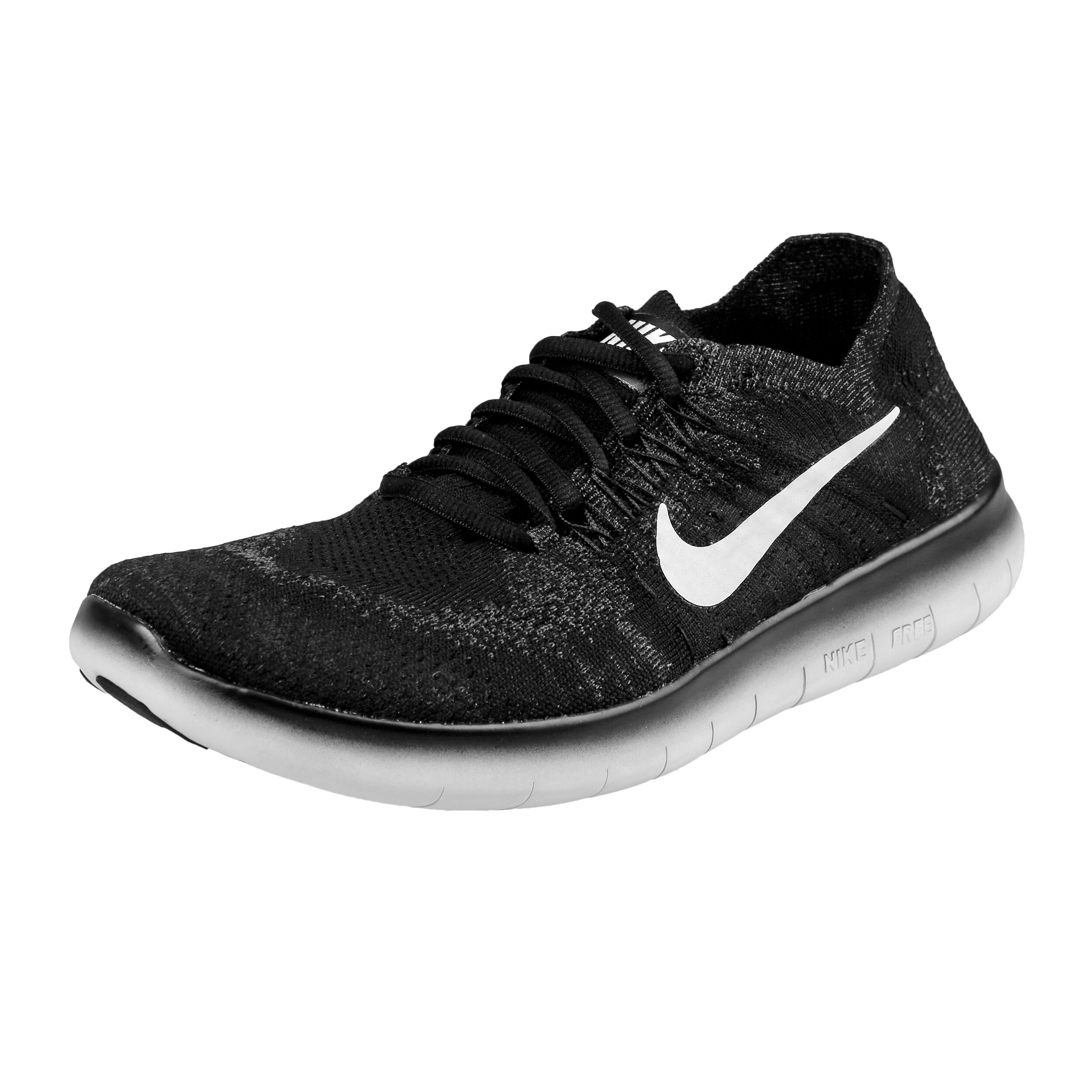 Nike Free Run Flyknit 2017 Fitnessschuh Damen Schwarz WeiB online kaufen Tennis Point DE