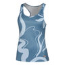Mila Tank-Top Damen-Blaugrau,Hellblau