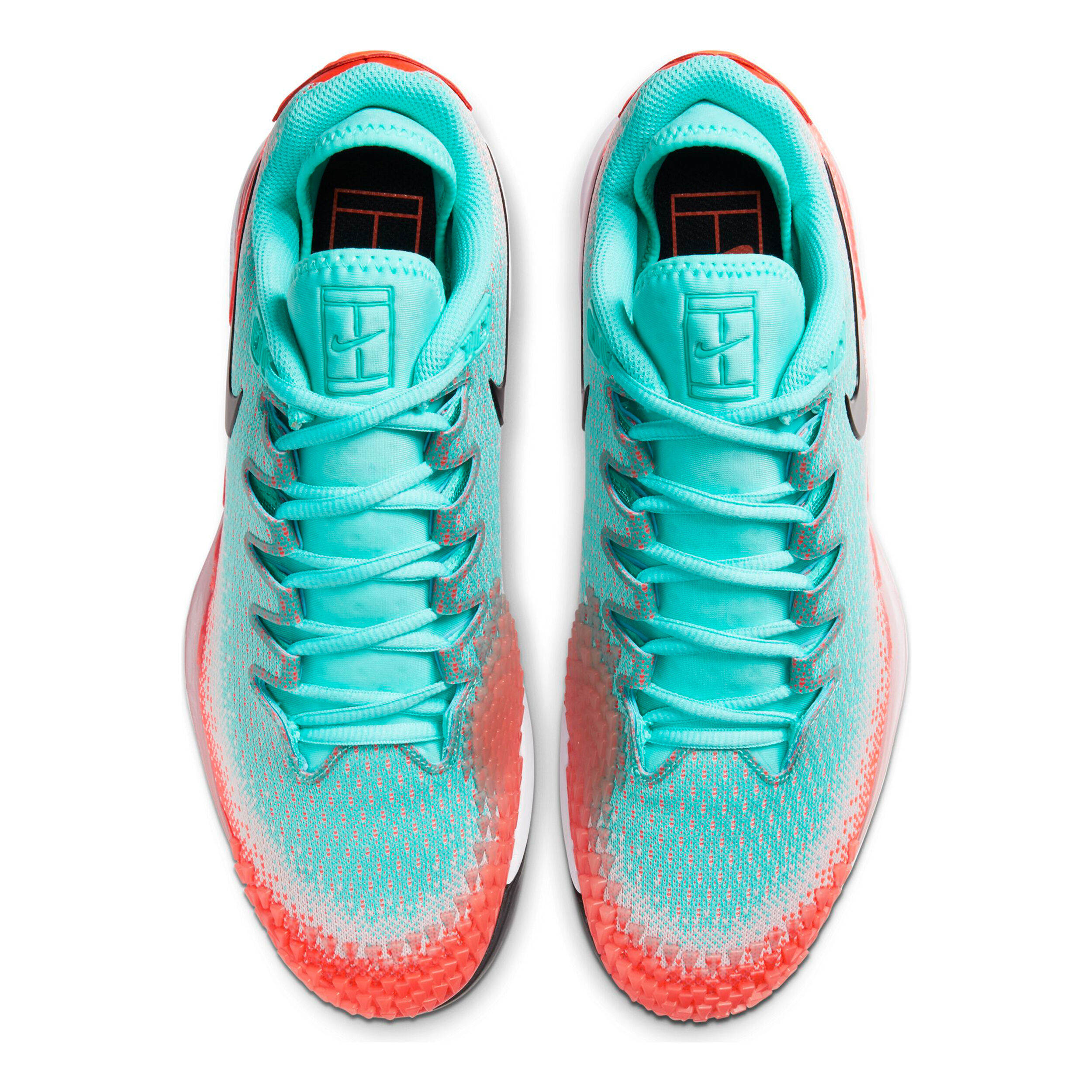 Air Zoom Vapor X Knit Allcourtschuh Herren Turkis Koralle
