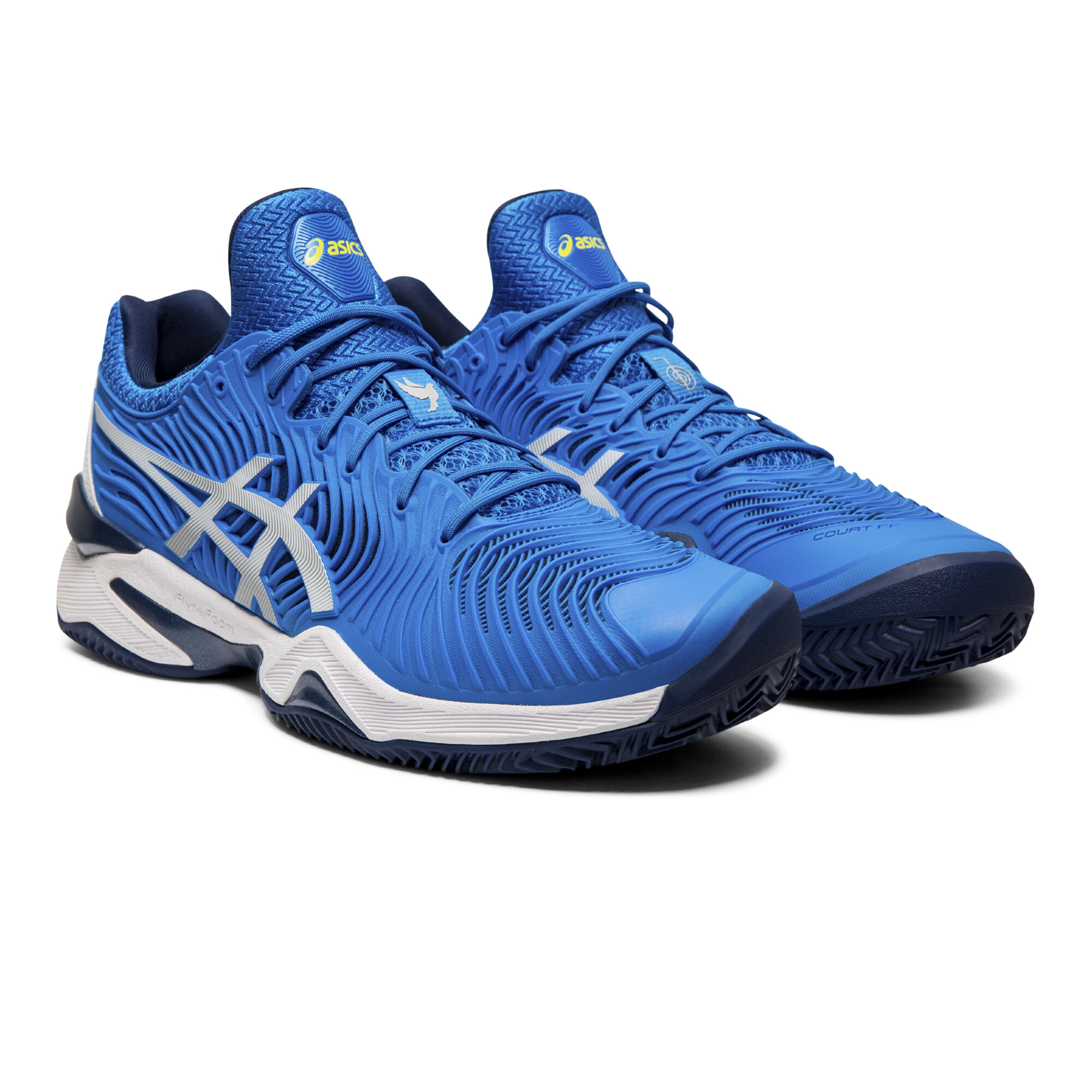 ASICS Court FF Clay Sandplatzschuh Herren Blau Weiß online kaufen