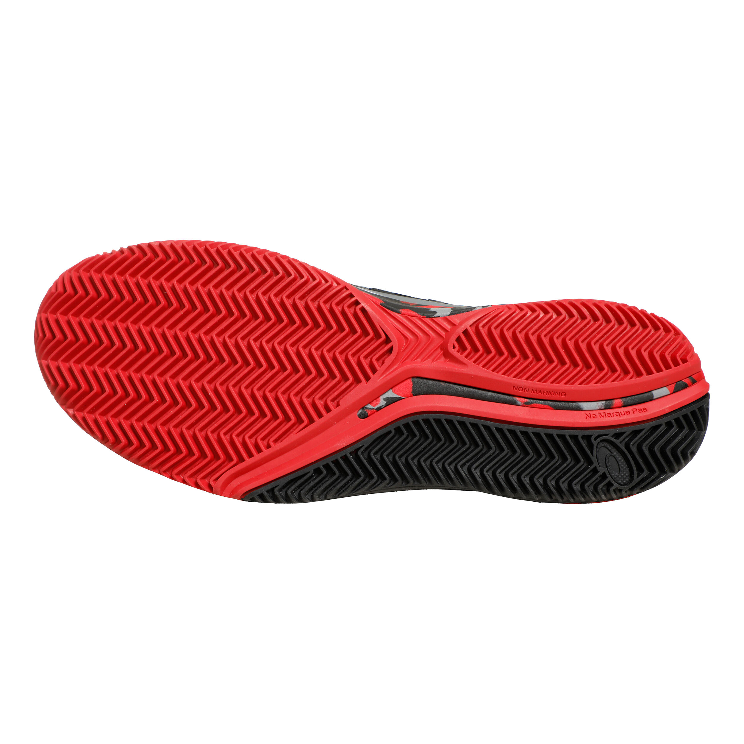GEL Resolution 9 Sandplatzschuh Herren Schwarz Silber