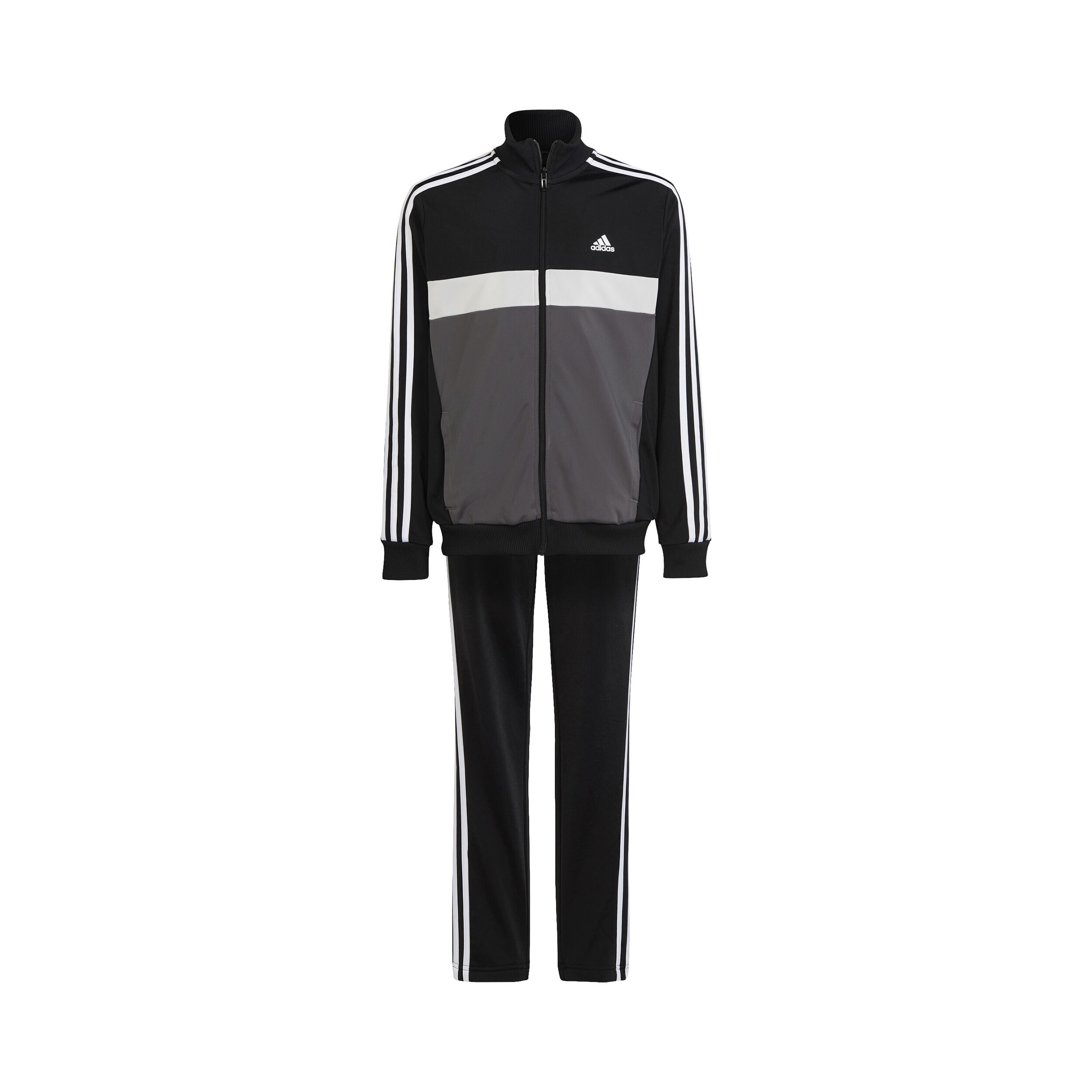 Adidas trainingsanzug schwarz grau shop