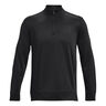 Quarter Half-Zip Longsleeve Herren-Schwarz