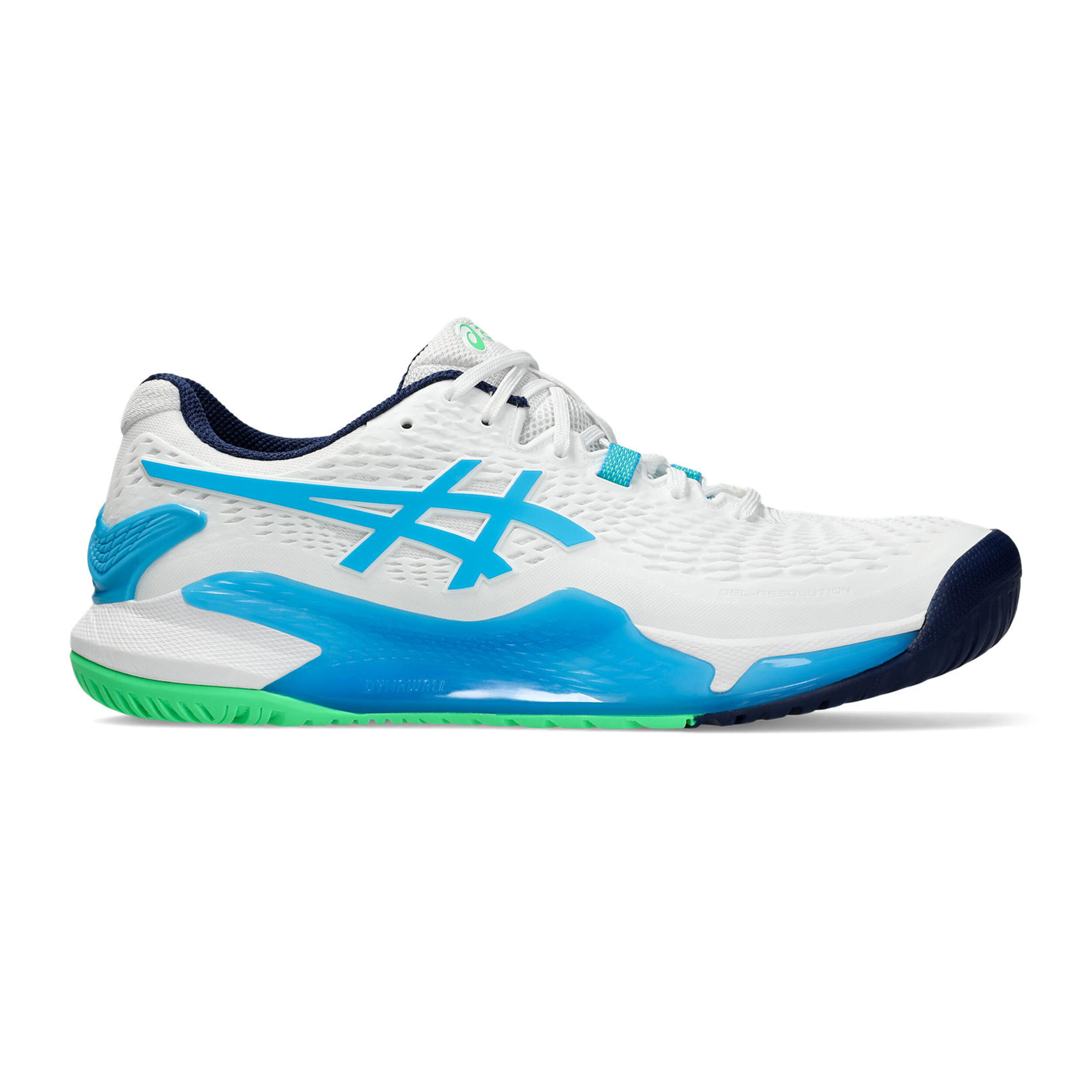 ASICS Gel-Resolution 9 Allcourtschuh Herren - blau, weiß | Tennis