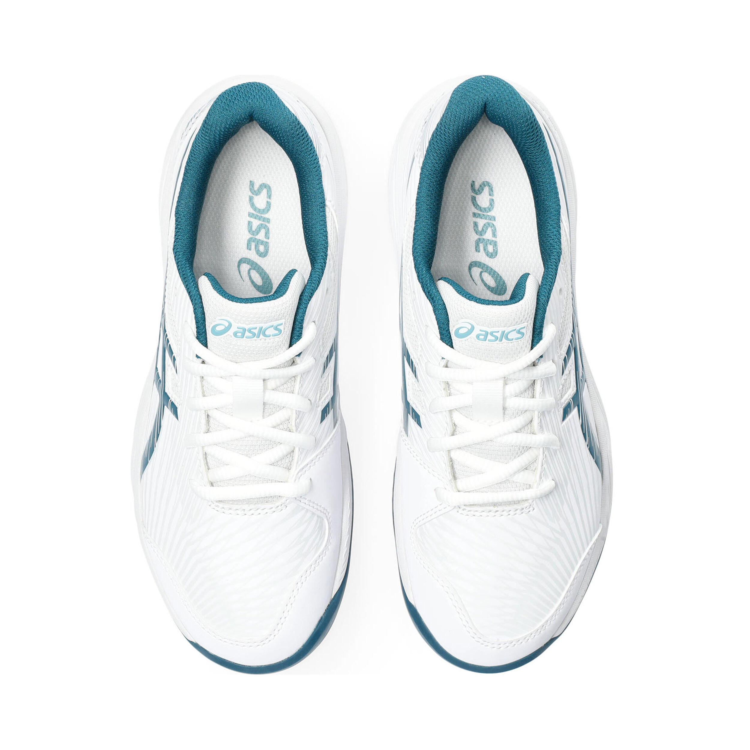 ASICS Gel Game 9 GS Sandplatzschuh Kinder WeiB Petrol online kaufen Tennis Point DE