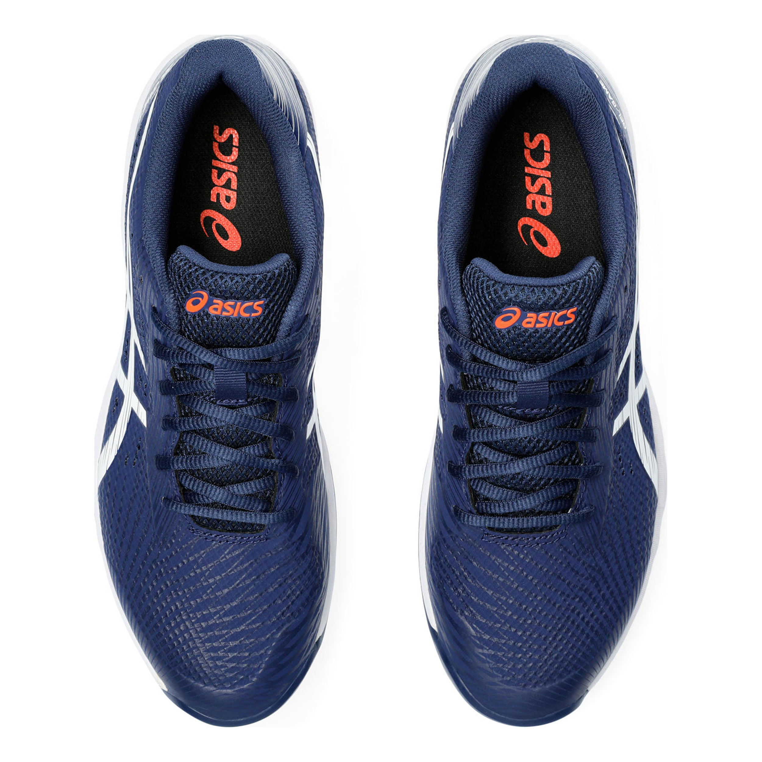 Asics tennis shoes blue discount