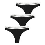 Björn Borg Bekleidung Björn Borg Logo String 3er Pack Damen-Schwarz,Weiß