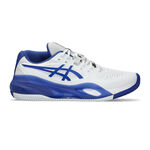 ASICS Tennisschuhe ASICS Gel-Resolution X Sandplatzschuh Herren-Weiß,Dunkelblau