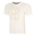 Nike Bekleidung Nike Court Dri-Fit Heritage T-Shirt Herren - creme, 