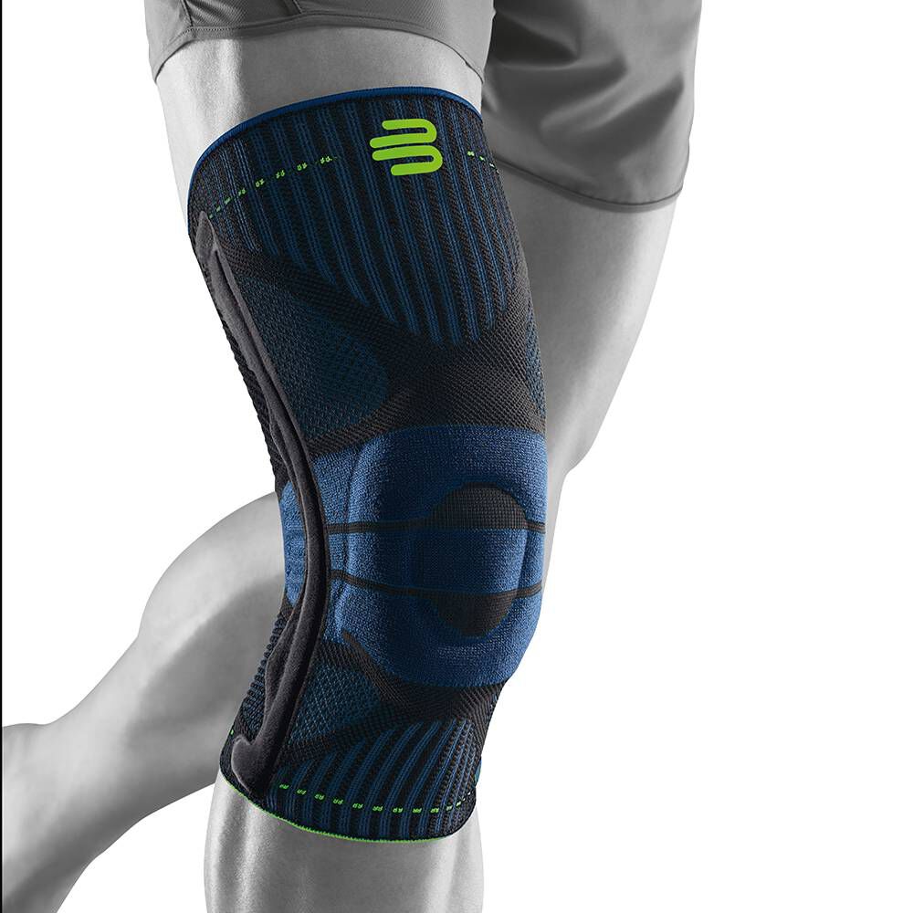 Bauerfeind Sports Knee Support Kniebandage Schwarz Dunkelblau online kaufen Tennis Point DE