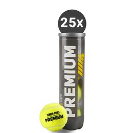 25x Premium Tennisball 4er