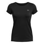 Under Armour Bekleidung Under Armour Heatgear T-Shirt Damen - schwarz, silber