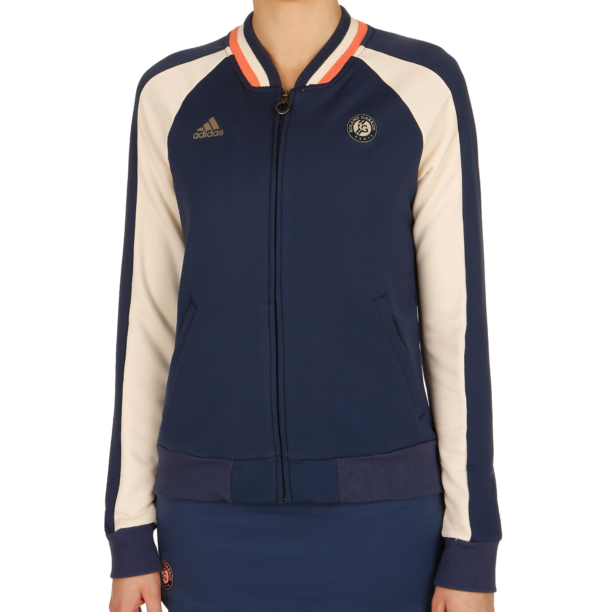 adidas Roland Garros Trainingsjacke Damen Dunkelblau adidas Roland Garros Trainingsjacke Damen Dunkelblau