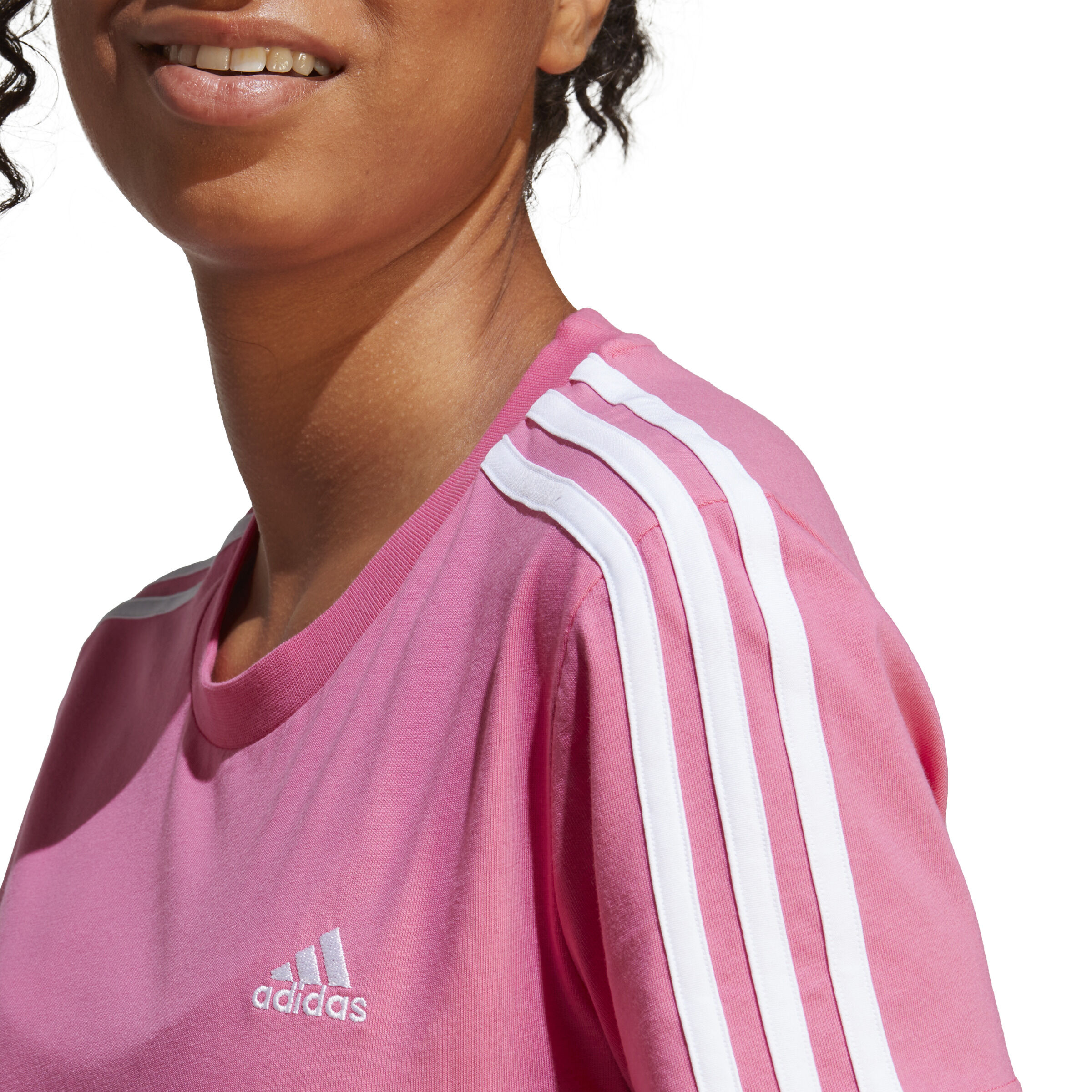 Adidas damen shirt pink hotsell