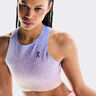 Court Crop Tank-Top Damen - mehrfarbig, 