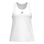 HEAD Bekleidung HEAD Club 25 Tech Tank-Top Damen-Wei&szlig;