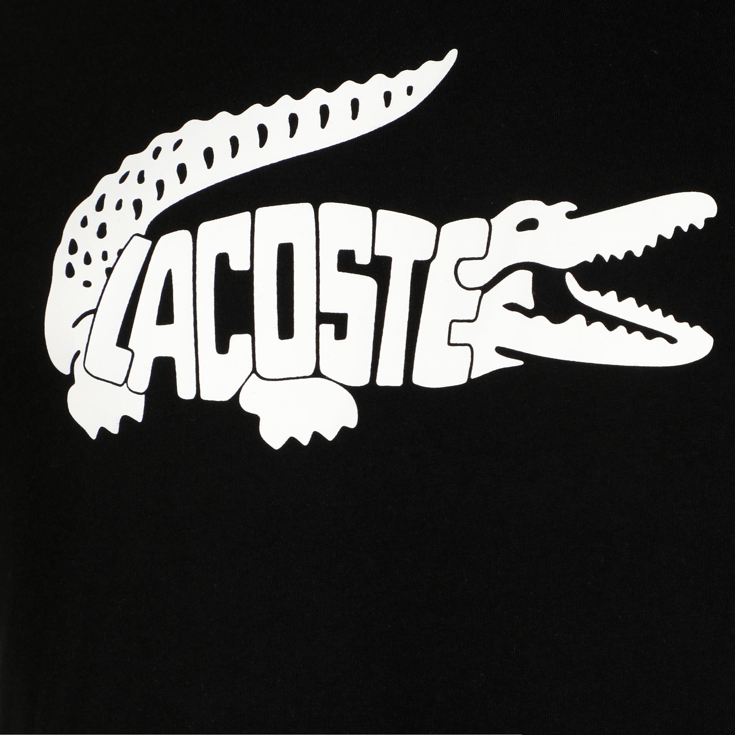 T shirt lacoste noir et blanc top