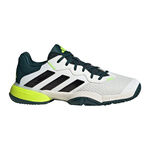 adidas Tennisschuhe adidas Barricade Allcourtschuh Kinder-Creme,Dunkelgr&uuml;n