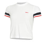 Wilson Bekleidung Wilson Brooklyn Seamless T-Shirt Damen-Weiß
