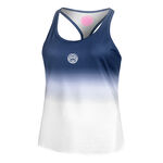BIDI BADU Bekleidung BIDI BADU Crew Gradiant Tank-Top Damen-Dunkelblau,Weiß