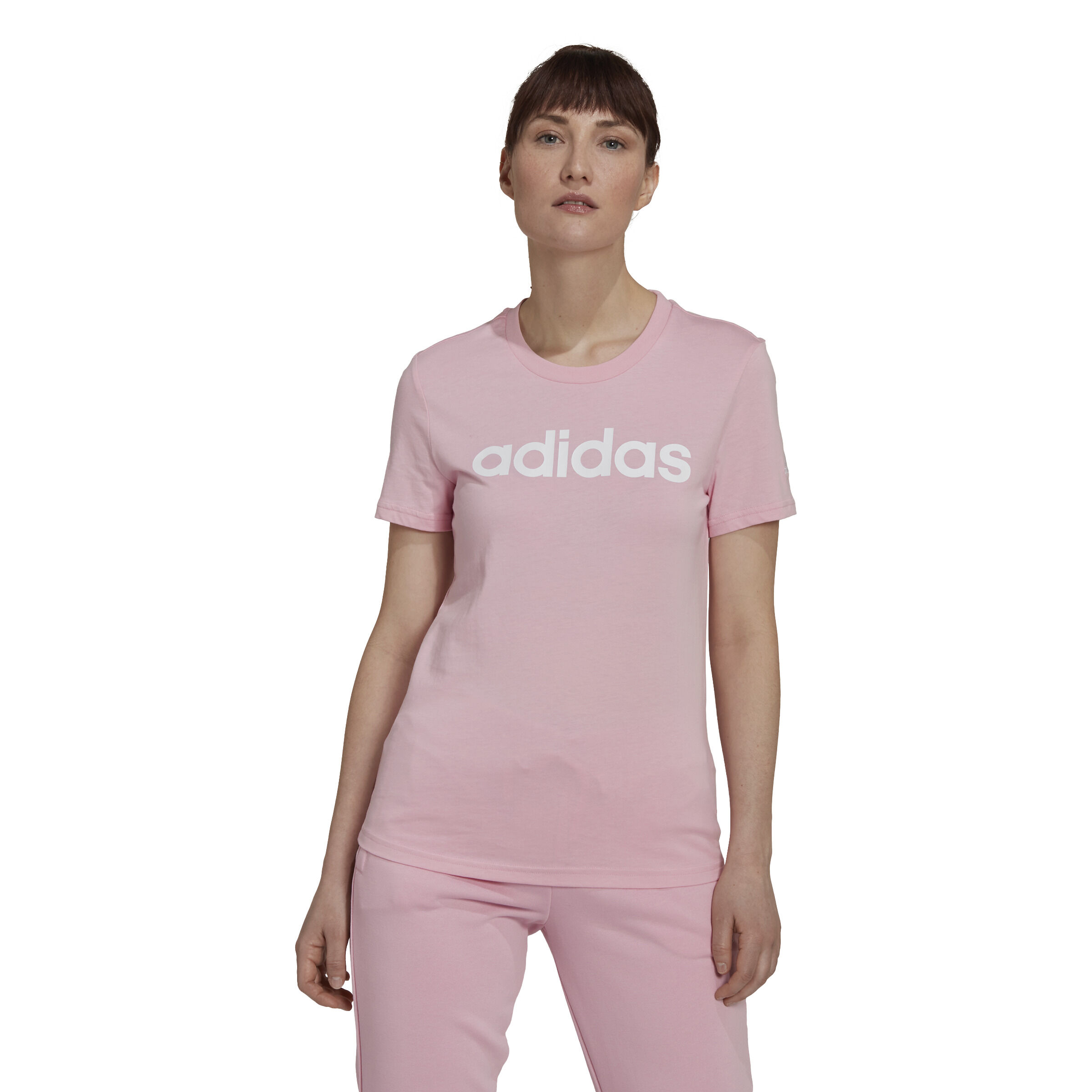 Adidas t-shirt top damen pink