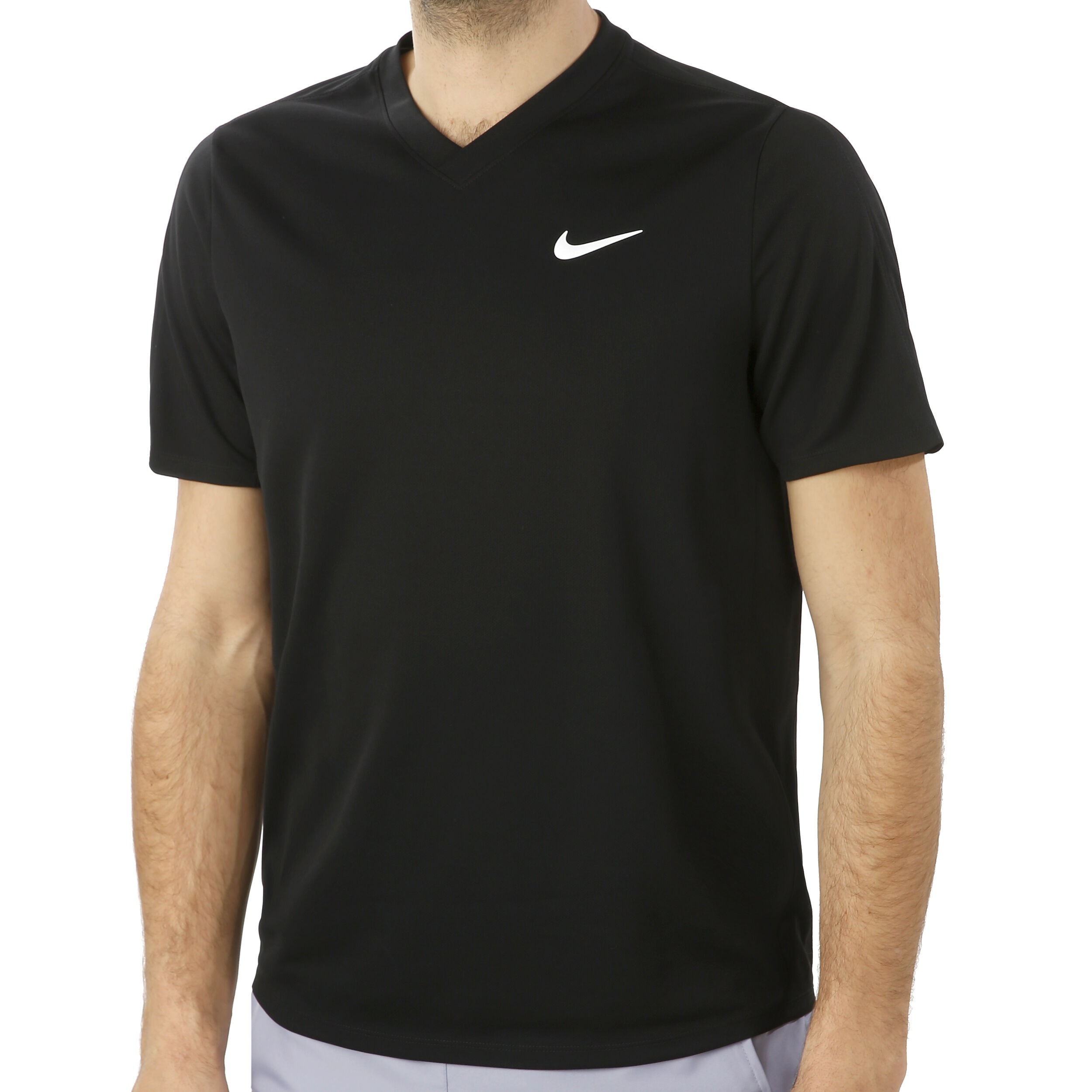 Court Victory Dry T Shirt Herren Schwarz