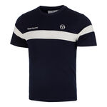 Sergio Tacchini Bekleidung Sergio Tacchini Leone T-Shirt Herren - dunkelblau, weiß