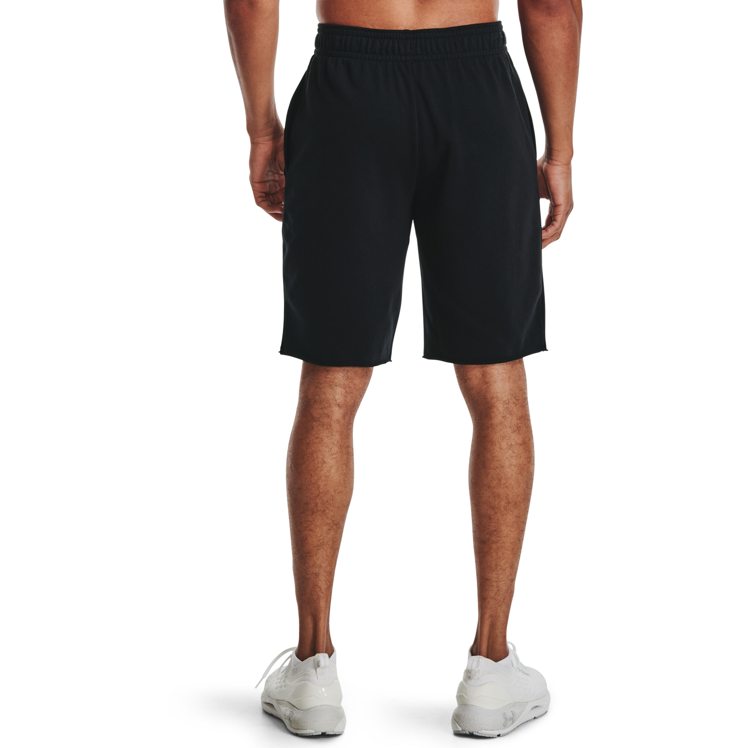 Under armour terry shorts hot sale