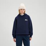 Ellesse Bekleidung Ellesse Il Tiro Hoody Damen-Dunkelblau,Weiß