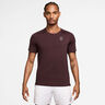 Court Dri-FIT Advantage T-Shirt Herren - dunkelrot, weiß