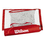 Wilson Trainerbedarf Wilson EZ 20' Tennisnetz Ersatz-Schwarz,Rot