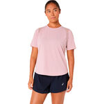 ASICS Laufshirt ASICS Road Laufshirt Damen-rosa