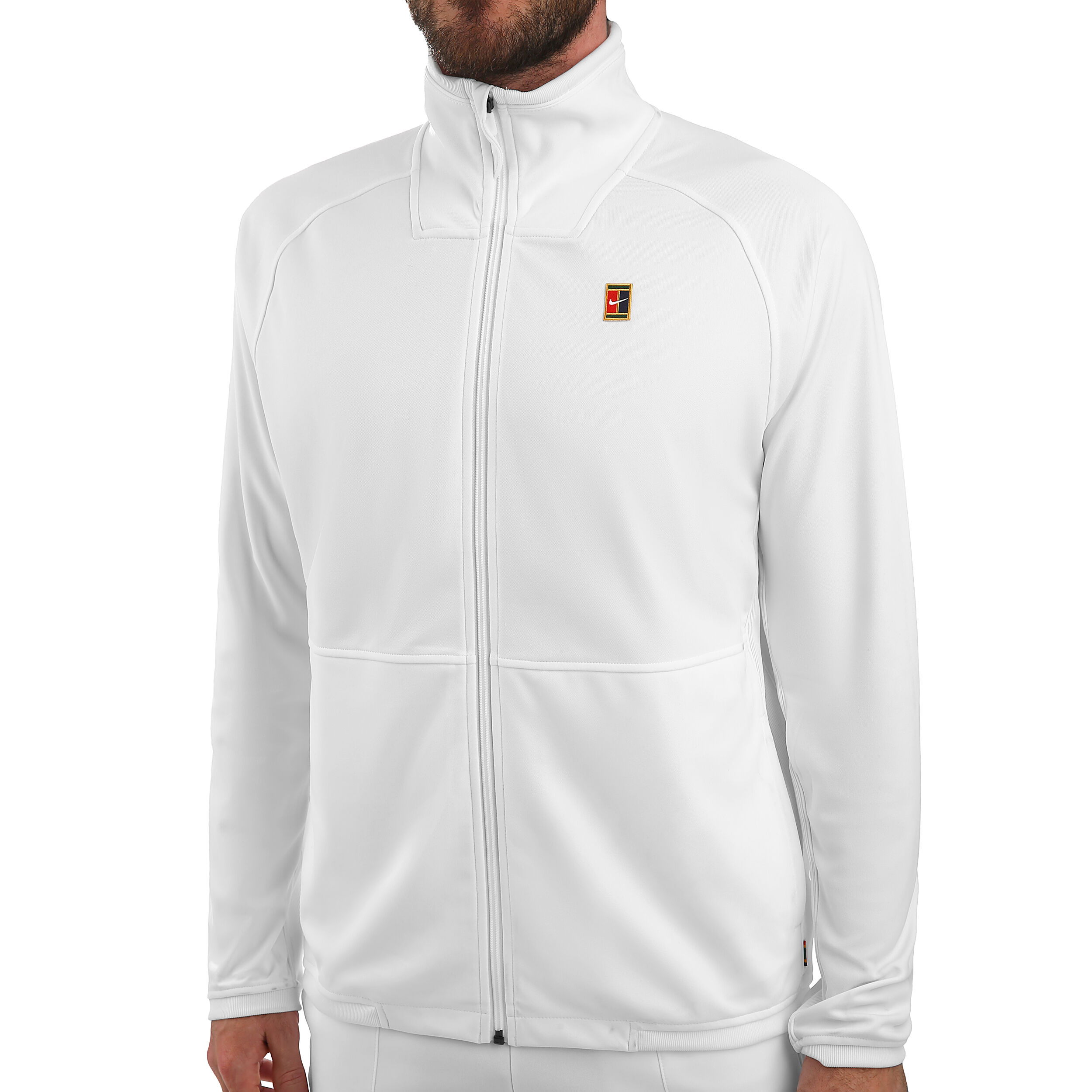 Nike Court Essential Trainingsjacke Herren Weiß Nike Court Essential Trainingsjacke Herren Weiß
