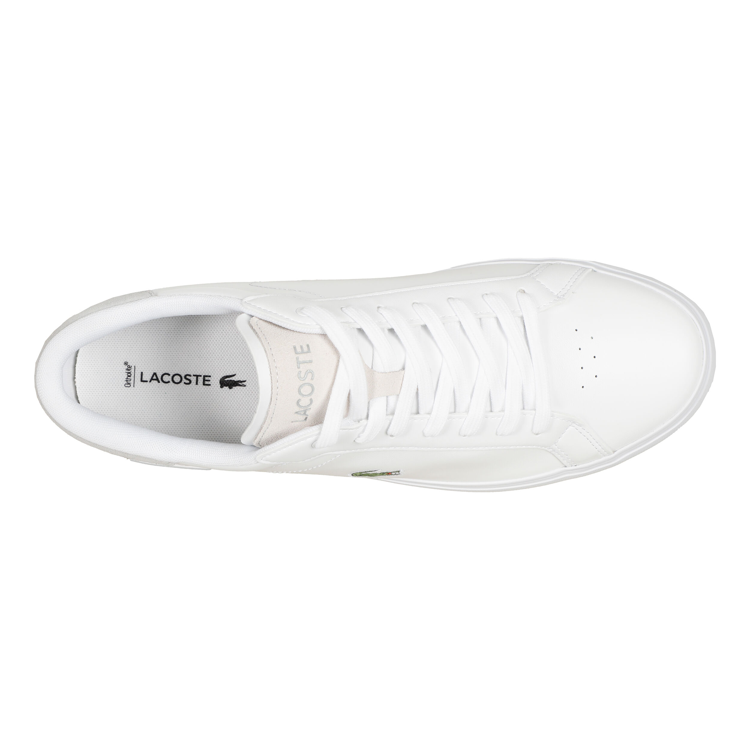 Lacoste Powercourt 2.0 Sneaker Herren WeiB Hellgrau online kaufen Tennis Point DE